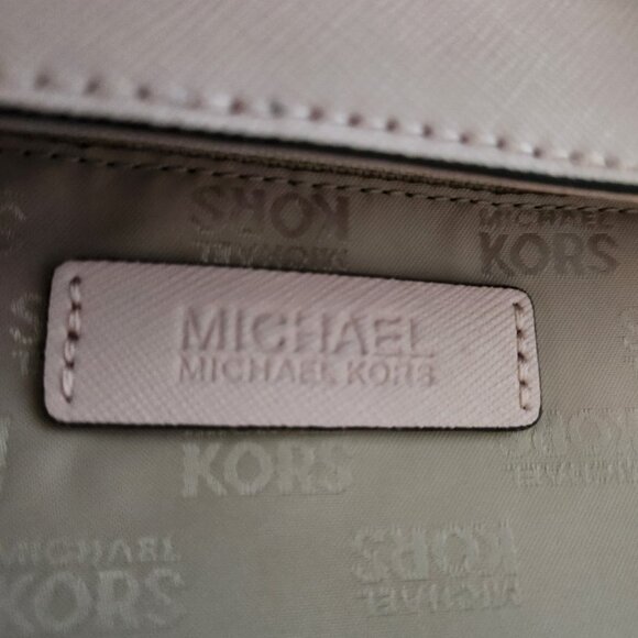 Nwot Michael Kors Sandrine Gold Studded Shoulder Bag Satchel Purse - Picture 12 of 12